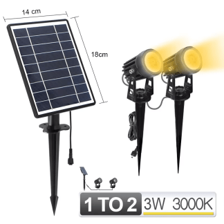 1 to 4 RGB Outdoor Solar Landscape Light LED IP65 Waterproof Solar Lamp Automatic On/Off Solar Wall Light Garden Patio Lawn Lamp