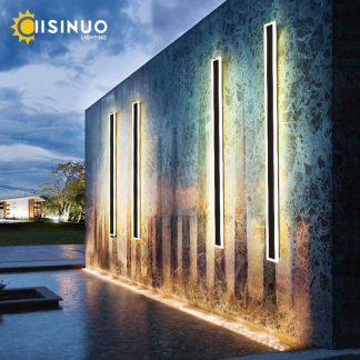Waterproof Outdoor Lighting Tall LED Wall Lamp IP65 Aluminum Dimmable Light Garden Porch Sconce Light 110V 220V Sconce Luminaire