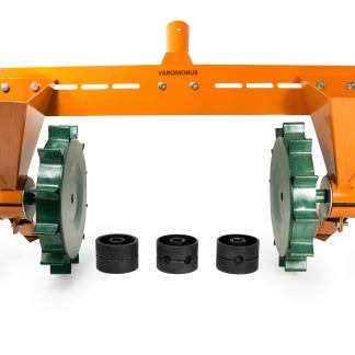 VAROMORUS CORN BEANS VEGETABLE METAL SEEDER 2-ROW MANUAL PLANTER